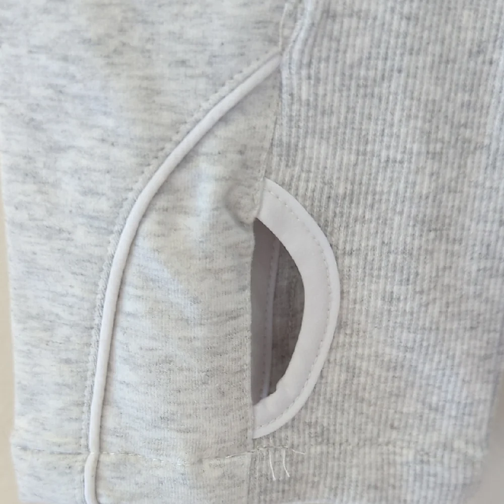 Blanc Noir Light Gray Hooded Trench Coat - Picture 8 of 13